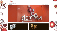 Desktop Screenshot of gestionartistique.com